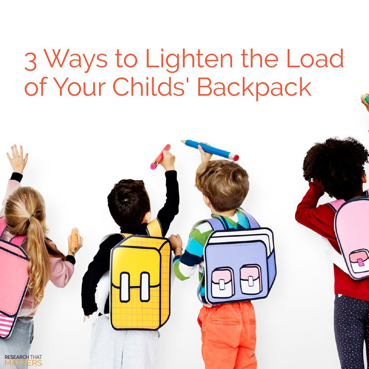Lighten The Load Of Your Child's Backpack in Wichita KS
