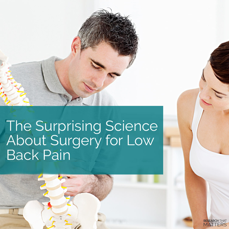 Surgery For Low Back Pain in Wichita KS